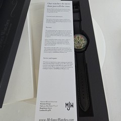 MR. JONES WATCHES THE LAST LAUGH XL TATTOO AUTO “RARE” MUST SEE UNIQUE WATCH