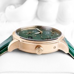 Glashutte Original 2026 PanoMaticLunar Green Dial Rose Gold 1-90-02-23-35-30 NEW