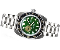 Vostok Amphibia 17099B GMT Watch Batman Automatic USA Seller