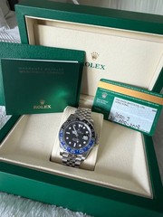 pre-owned Rolex Batgirl 126710BLNR, 2019 with box and papers