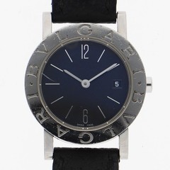 BVLGARI BB26SL Bulgari Bulgari black Dial Quartz Stainless Steel Leather
