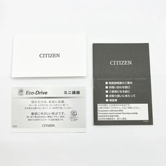 ◆◆CITIZEN Eco-Drive Watch, Black/Navy, with Box and Extra Links, BV112 【NEW】