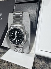 Traska Seafarer 38.5 mm Black Dial Automatic 150m Steel Bracelet Box Papers V3