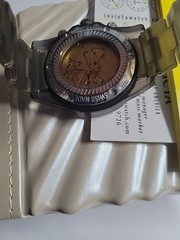 Invicta Anatomic Collection Model No. 3983 Russian Diver Watch Clear Resin Band