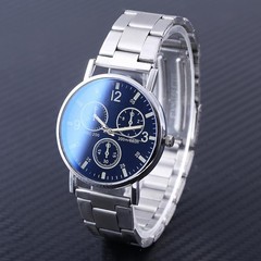 Mens Stainless Steel Analog Watch,Stylish Simple Quartz Classic Work Business…