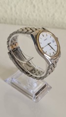 Tissot PR100 Men’s Swiss Quartz Watch 35mm White Dial Two-Tone Sapphire Date