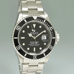 1999 MINT Rolex Submariner Date 16610 Swiss Only Steel Black 40mm Watch Box
