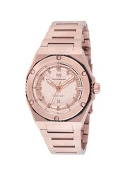 Technomarine Women’s Watch Coral Legacy Rose Gold Dial Steel Bracelet TM-416058