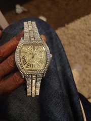 Mens Cartier Roadster XL Chronograph Diamond 49mm x 43mm Watch White Dial