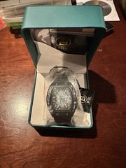 BIBI Luxury B0325 Skeleton Tonneau Men’s Automatic Watch