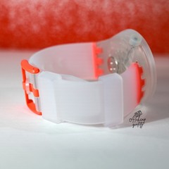 Swatch Swiss Made Big Bold Orangeinjelly 47mm SO27E102 Semi Transparent Orange