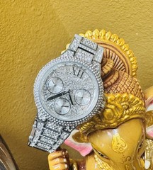 Michael Kors Authentic Camille Pavé Silver-Tone Watch