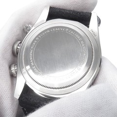 TUDOR Black Bay Chrono 41mm Stainless Steel/Leather Black Dial 79360N-0005