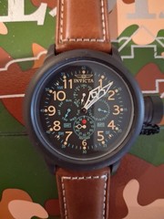 Invicta Russian Diver 1959 Black/Brown 52mm Men’s Watch Folding Clasp #21370 New