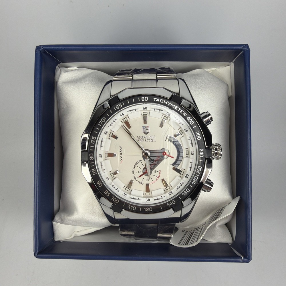 Invicta X 46mm Men’s Watch White Dial Stainless Steel MPW-0097 Montres Prestige