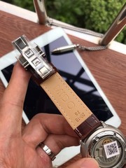 MIDO Commander Automatic Chronometer Day Date Watch 40mm Leather Strap