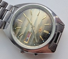 Orient 3 stars stainless steel automatic wristwatch dial Japan Cal.469WA3-81 CA