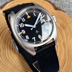 Military 40mm Tandorio Black Dial Sapphire Glass NH35A Automatic Men’s Watch