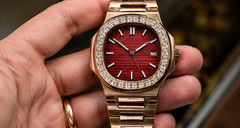 Custom Built – Ruby Red Dial Rose Gold Automatic Luxury Sport Watch