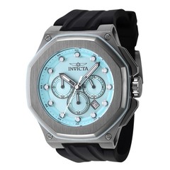 Invicta Akula Kasmat Men’s 50mm Blue Dial Dark Gray Chronograph Watch 46146