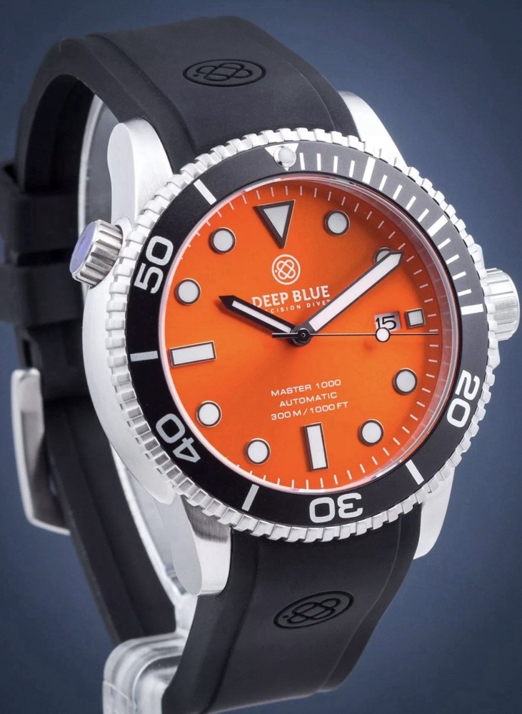 Deep Blue Automatic Precision Diver Master 1000 (3129 of 5000) 44mm Dive Watch