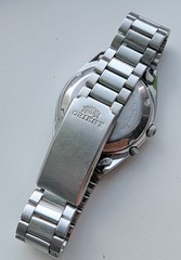 Orient 3 stars stainless steel automatic wristwatch dial Japan Cal.469WA3-81 CA