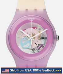 NEW & GENUINE Limited Edition Swatch Sweet Me (SUOP101) Pink & White Unisex