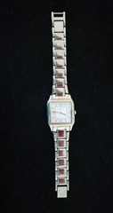 Anne Klein Silver Tone Watch 10/8389S Link Band 6.75″ Max Size New Battery