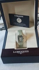 Longines Mini Dolcevita Green Dial 21.5mm Lady’s Quartz Watch W/ Box & Card 2024