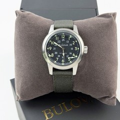 Bulova VWI Special Edition Hack Men’s New Black Dial Automatic Watch 38MM 96A259