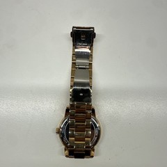 Michael Kors Women’s Gold Tone Quartz Analog Logo Dial 39mm Gem Bezel Watch