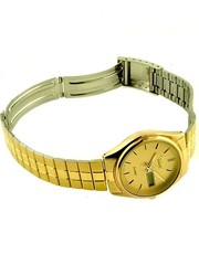 PULSAR v960 6140 Gold TONE Base Metal Bezel Stainless Steel Quartz Watch VINTAGE
