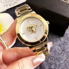Women Quartz Wristwatch Minimalist Men Watch Rose Gold Green Black Silver Alloy
