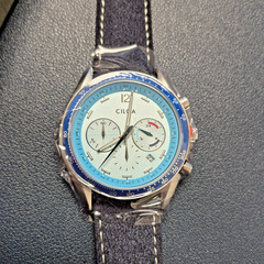 New CILOA Men’s Scalegraph Chronograph Sky-Blue Quartz