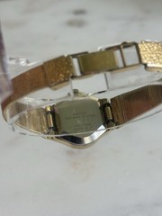 Vintage Seiko Rainbow 1104-7130 Ladies Mechanical Wind Gold Tone 21.5mm