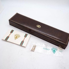 Gucci 9000L Gold Ladies Quartz Watch Combo Box Japan 0710743