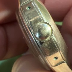 10K GF Hallmark Triple Calendar Date Vintage Bumper 1950s Swiss ALL WORKS WELL!!