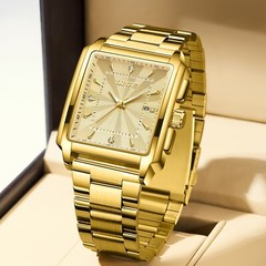Luxury Men Watch Waterproof Stainless Steel Quartz Luminous Business Wristwatch