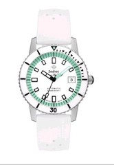 Zodiac Super Sea Wolf Automatic Diver 40mm White/Green Sapphire