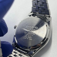 Citizen Regno Solar-Tech E101 Quartz Mens Navy Dial Watch Japan