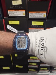 Invicta Racing Night Fall Nitro Gen Men’s Watch 43mm Quartz 50m Blue/Gray w/Box