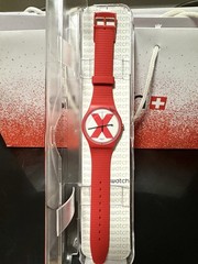 NEW🚨 Swatch XX-RATED RED SUOR400 Swiss Made 41mm New Gent Watch