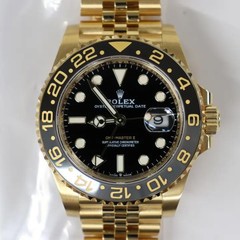2023 Mint Rolex 126718GRNR GMT-Master II 18k Yellow Gold Ceramic Jubilee Watch