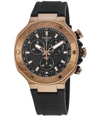 New Tissot T-Race Chronograph Black Dial Rubber Men’s Watch T141.417.37.051.00