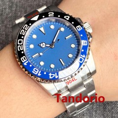 40mm Sapphire Crystal NH35 PT5000 Movement Luminous Hands Marks Men Watch Oyster