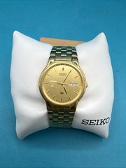 Men’s 1991 Seiko Quartz Watch Month/Day 5Y23-7159 Boeing Retirement New Battery