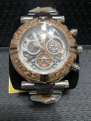 Invicta 47mm Subaqua Noma I Silver & Rose Gold Z60 Quartz LE Watch,Model#33365