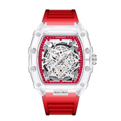 Luxury Transparent Dial Watch – Waterproof, Luminous, Quartz Sport Watch