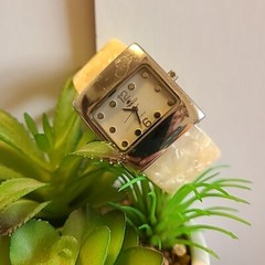 Denacci Watch Ladies Ivory Band Pre-Owned Work Travel Casual School Vintage