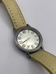 TOKYObay Women Fashion Green Leather Strap Quartz Analog 32mm Watch 7 3/4″